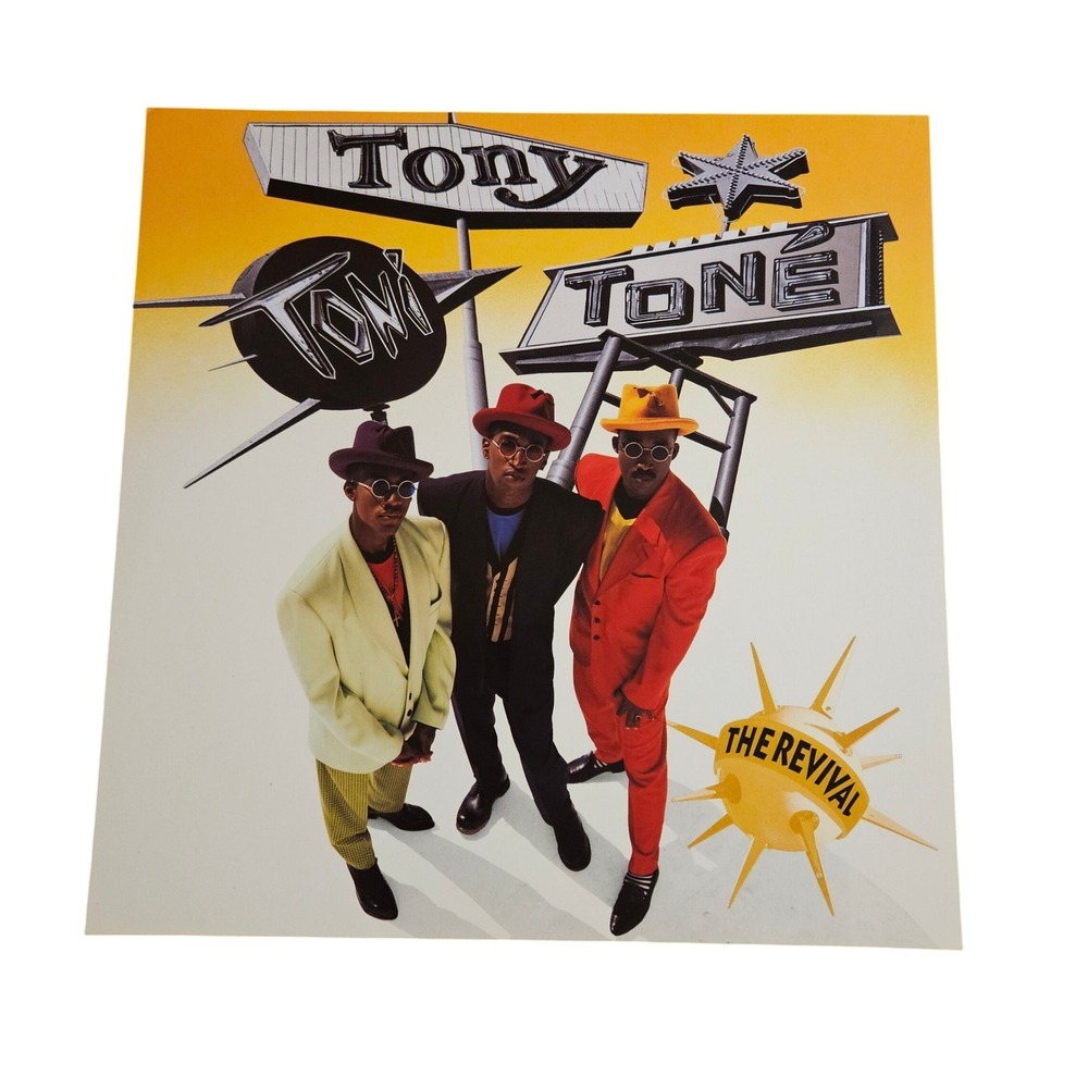 Tony! Toni! Tone! The Revival 1991 Promo Album Flat‎ Poster 12x12 R&B & Soul